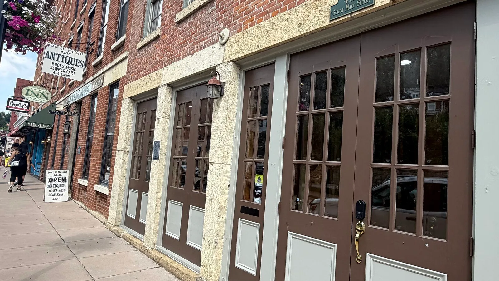 The storefront on South Main Street